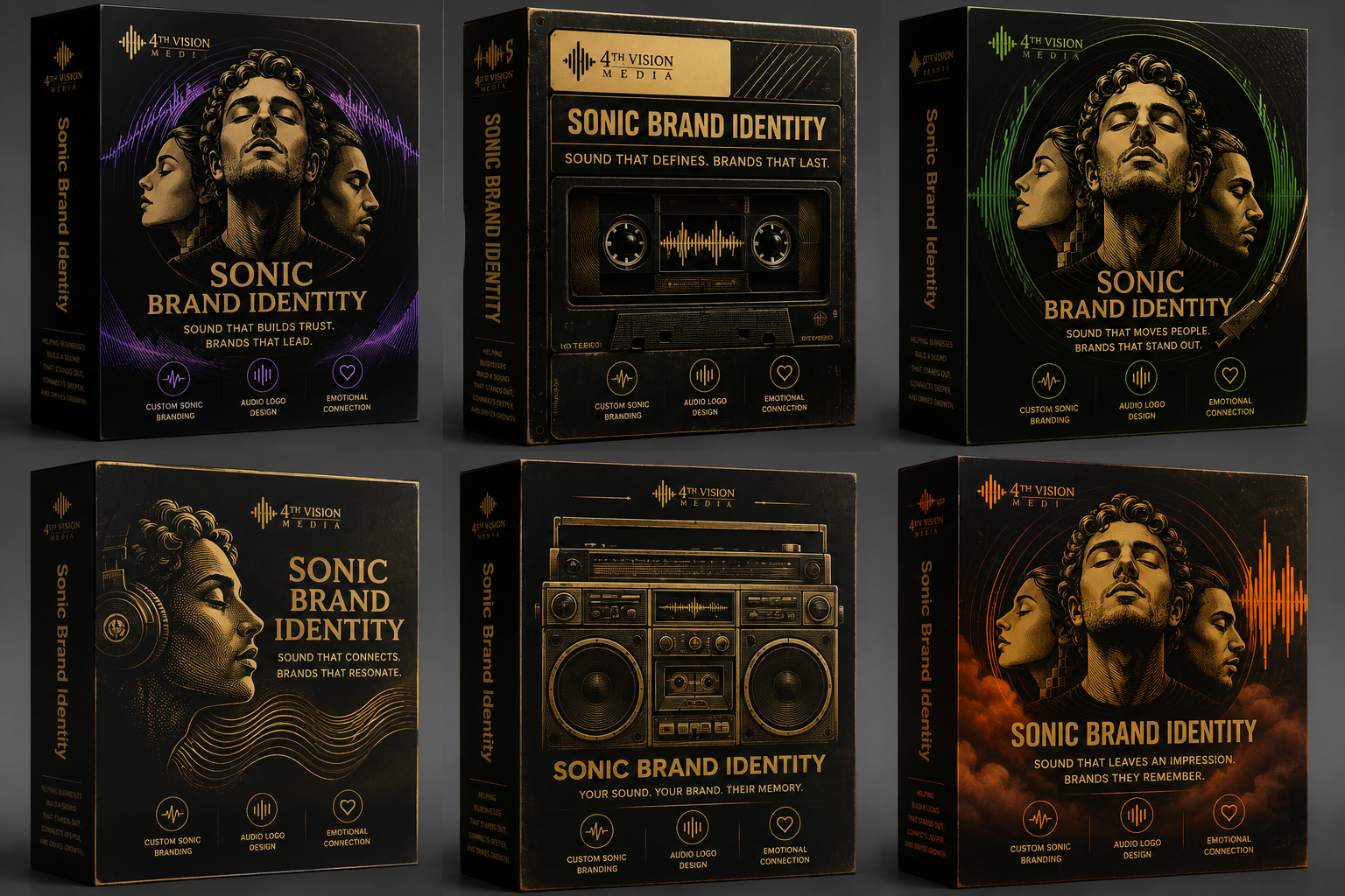 4D Method process for building a custom sonic brand identity