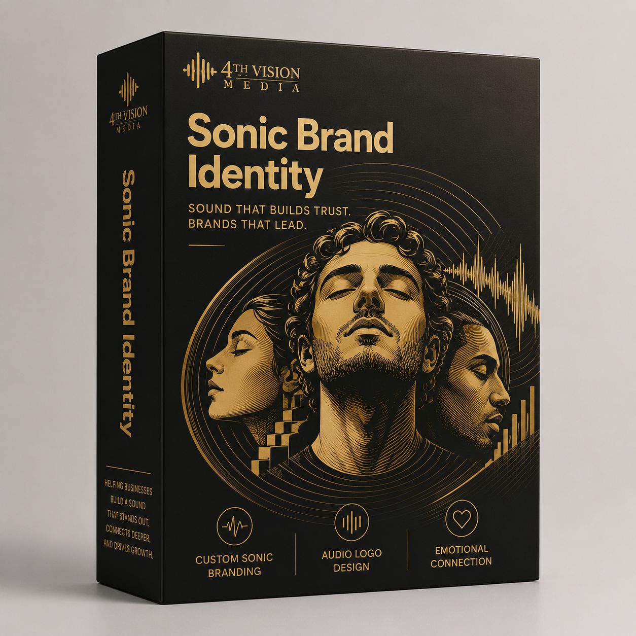 Complete audio branding system deliverables from 4th Vision Studios